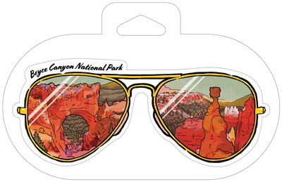 Bryce Canyon Glasses Sticker