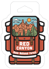 Red Canyon - Dixie National Forest Backpack Sticker