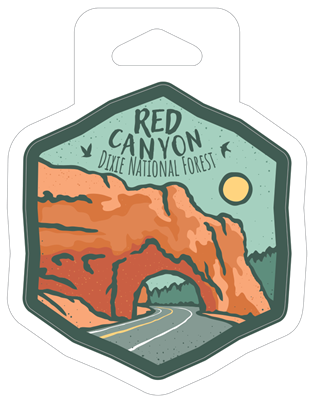 Red Canyon - Dixie National Forest Tunnel Sticker