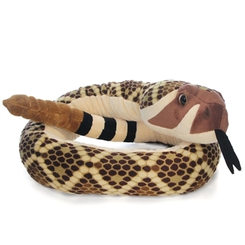 Stuffed Western Diamondback 54 Inch Plush Snake