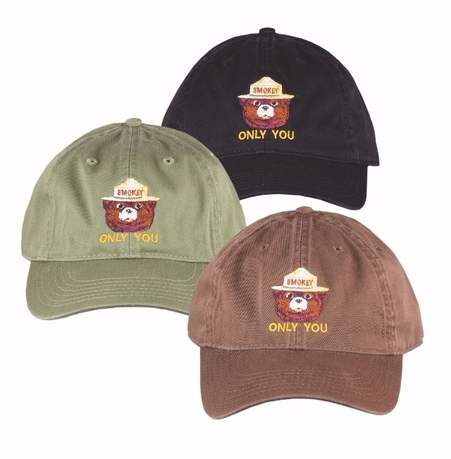 Smokey Bear Organic Cotton Ball Cap