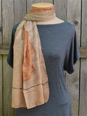 Bryce Canyon Map Scarf