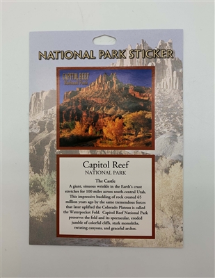 Capitol Reef National Park Passport Sticker