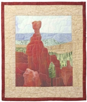 Thor's Hammer Printed Fabric Quilt Pattern