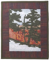Bryce Canyon Shadows Printed Fabric Quilt Pattern