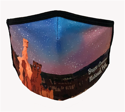 Bryce Canyon Night Sky Custom Face Mask