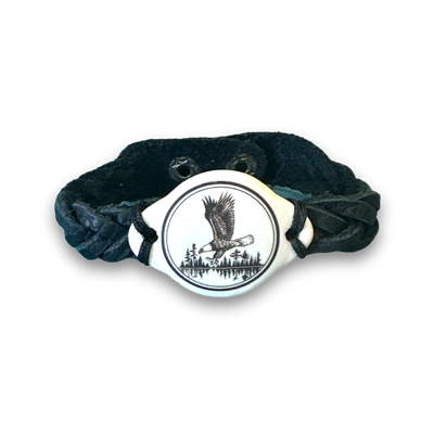 Bald Eagle - Pathfinder Porcelain Wristlet