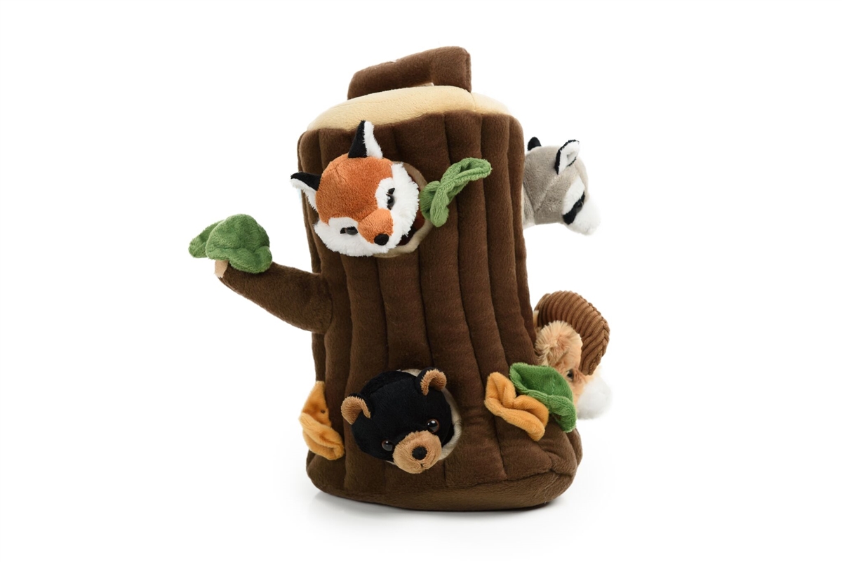 Tree Stump Stuffed 5 Five Special Edition Plush Treehouse with Animals 
