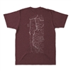 Bryce Canyon Line Map Short-Sleeve Unisex Tee - New COLOR